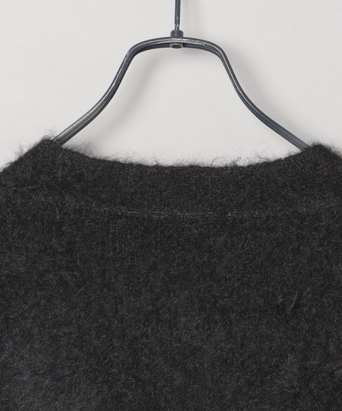 JEANASIS(ジーナシス)の「ブラッシュミドルレングスVカーディガン/248185(カーディガン/ボレロ・レディース・ネイビー/レッド/ブラック/グレイッシュベージュ/カーキ系/グレー/アイボリー・FREE)」の14枚目の写真