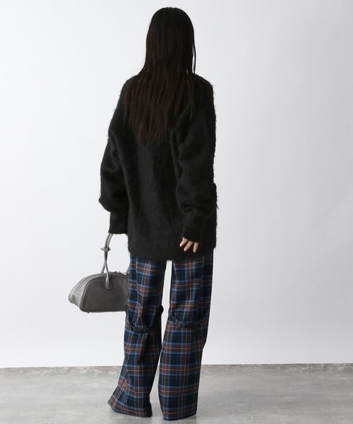 セール】ブラッシュミドルレングスVカーディガン/248185