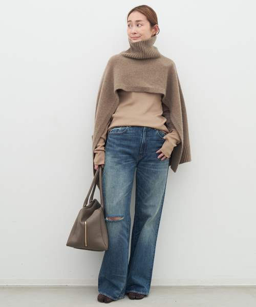 新品未使用！ドゥーズィエムクラス購入 SANDBEIGE サンドベージュ ニット Deuxieme Classe（ドゥーズィエムクラス）の「【SANDBEIGE/サンド