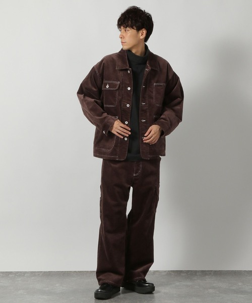 LAKOLE（ラコレ）の「コーデュロイポケットパンツ / 147387（その他パンツ・メンズ・ブラウン/ネイビー/アイボリー・MEDIUM/LARGE）」の4枚目の写真