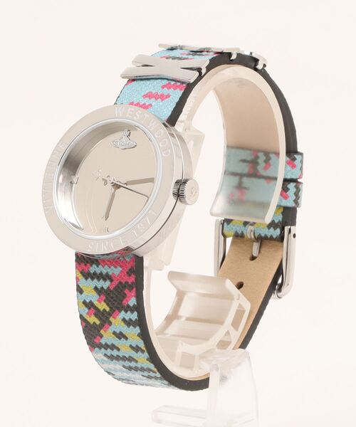 アナログ腕時計 Vivienne Westwood Rebel VV303SLMT Vivienne Westwood Rebel Silver Dial Ladies Watch VV303SLMT