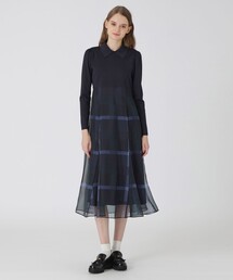 クレストブリッジブルーレーベル 袖裏チェック エレガントミリタリーブルゾン 36 1411-51F0640658.jpg?v=1727918705