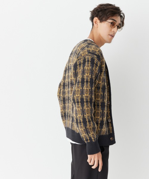 VINTAGE '70s~'80s モヘヤカーディガン チェック チェック柄 モヘア カーディガン – 古着屋Top of the Hillのネット通販