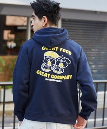 WEGO/リラックスフィットTHEBOYグラフィックパーカー