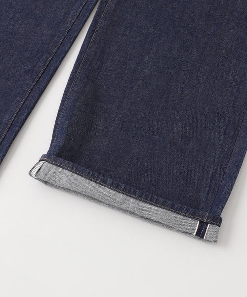 AUTHEN(オーセン)の「AUTHEN / オーセン SELVEDGE DENIM WIDE LEG AUT-077(デニムパンツ・メンズ・ネイビー・29/31/33)」の4枚目の写真