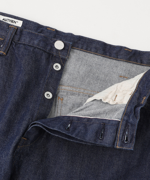 AUTHEN(オーセン)の「AUTHEN / オーセン SELVEDGE DENIM WIDE LEG AUT-077(デニムパンツ・メンズ・ネイビー・29/31/33)」の5枚目の写真