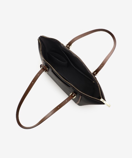 & chouette（アンドシュエット）の「ベルトデザインA4トートバッグ《仕事・通勤・通学》（トートバッグ・レディース・ベージュ/ブラック・FREE）」の6枚目の写真