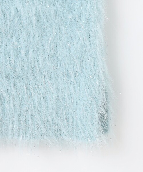 ANY SIS(エニィスィス)の「【洗える】フィルムラメシャギー ニット(ニット/セーター・レディース・スカイブルー系/ブラック系/ホワイト系/ライトグリーン系・2)」の22枚目の写真