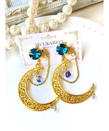 【MUURABBTI】月の雫ピアス(MA)