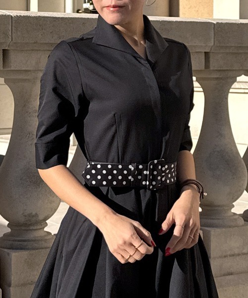 JENNE(ジェンヌ)の「ローマ風クラシカルドレス(ワンピース・レディース・ホワイト/ブラック・LARGE/MEDIUM/SMALL)」の6枚目の写真