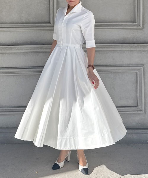 JENNE(ジェンヌ)の「ローマ風クラシカルドレス(ワンピース・レディース・ホワイト/ブラック・LARGE/MEDIUM/SMALL)」の21枚目の写真