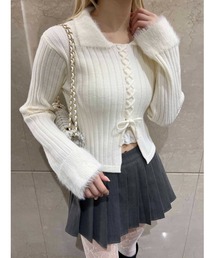 PHILLY | 【PHILLY】バイカラーレースアップトップス(Tシャツ/カットソー)