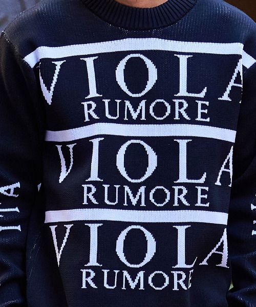 VIOLA(ヴィオラ)の「『VIOLA rumore/ヴィオラ ルモーレ』総柄ジャガードニット長袖セーター(ニット/セーター・メンズ・ホワイト/ブラック・L/M/XL)」の14枚目の写真