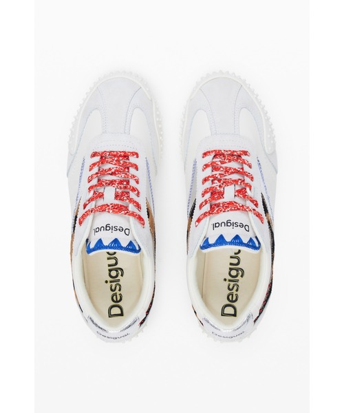 Desigual(デシグアル)の「RETROSNEAKERHERITAGEP PUスニーカーローカット(スニーカー・レディース・ホワイト・41/40/39/38/37/36)」の1枚目の写真