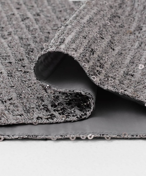 SENSE OF PLACE by URBAN RESEARCH（センスオブプレイスバイアーバンリサーチ）の「スパンコールホックビスチェ（その他トップス・レディース・ブラック/グレー・ONE）」の11枚目の写真