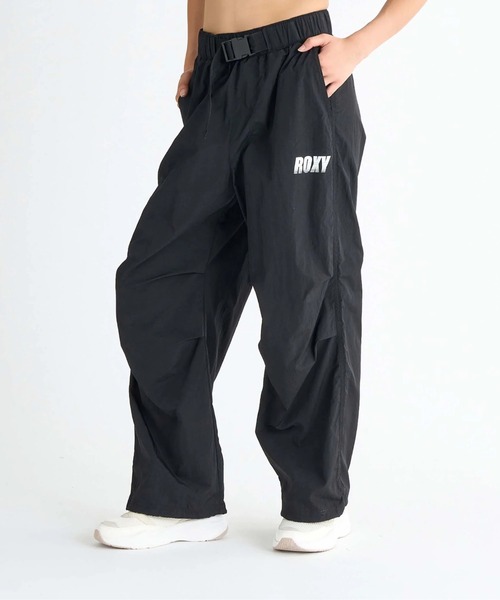 ROXY（ロキシー）の「WIGGLE JIGGLE/ロキシーナイロンパラシュートパンツ（その他パンツ・レディース・ブラック/ベージュ/オレンジ・SMALL/MEDIUM/LARGE）」の4枚目の写真