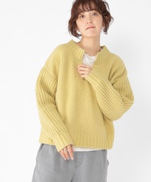 studio CLIP | 5ゲージシャギーモールキーネックプルオーバー(ニット/セーター)