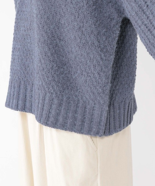 studio CLIP（スタディオクリップ）の「5ゲージシャギーモールキーネックプルオーバー（ニット/セーター・レディース・イエロー/ライトグレー/ブルー・FREE）」の20枚目の写真