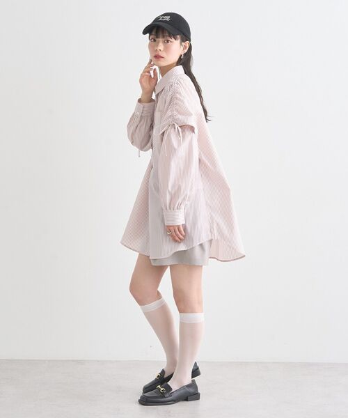 earth music&ecology(アースミュージックアンドエコロジー)の「メッセージ刺繍パイルキャップ(キャップ・レディース・ピンク/アイボリー/ブラック/ライトブルー・FREE)」の10枚目の写真