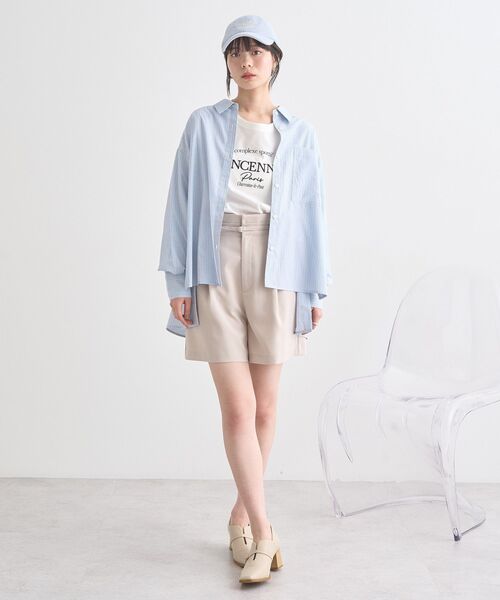 earth music&ecology(アースミュージックアンドエコロジー)の「メッセージ刺繍パイルキャップ(キャップ・レディース・ピンク/アイボリー/ブラック/ライトブルー・FREE)」の19枚目の写真