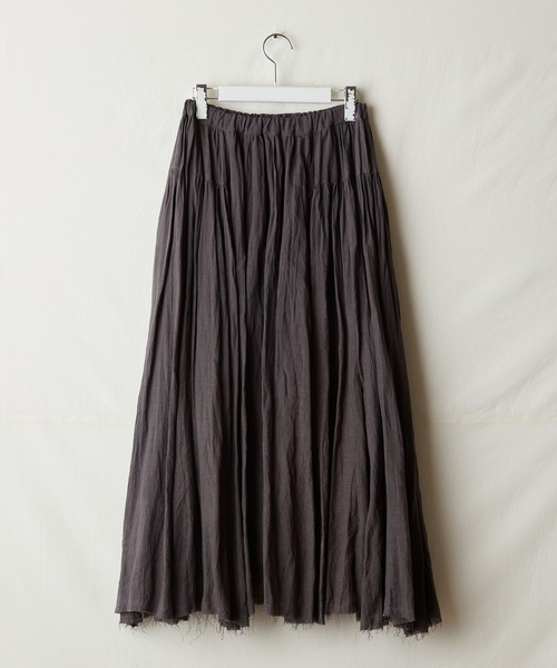 suzuki takayuki（スズキタカユキ）の「long skirt（スカート・レディース・オレンジ系その他/オフホワイト・FREE）」の6枚目の写真