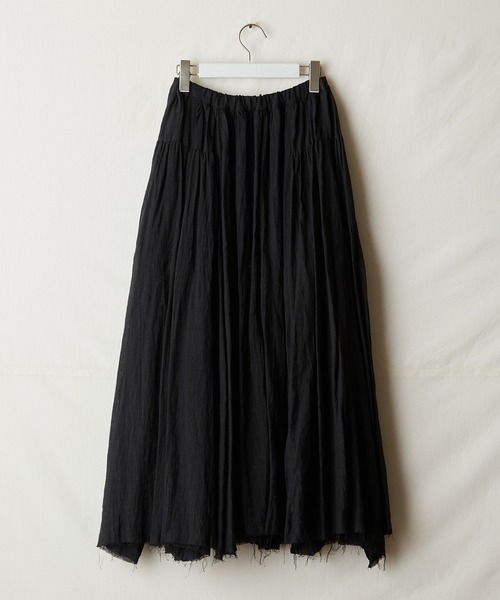 suzuki takayuki（スズキタカユキ）の「long skirt（スカート・レディース・オレンジ系その他/オフホワイト・FREE）」の7枚目の写真