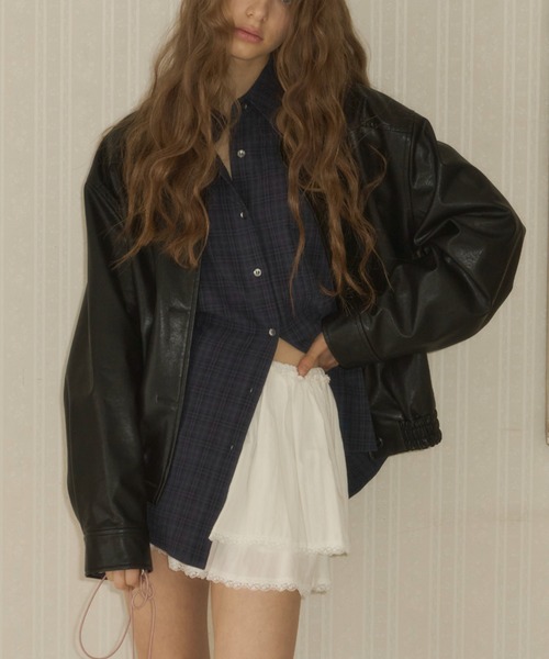 GIUNON（ジウノン）の「hem lace cotton skirt / ヘムレースコットンスカート（スカート・レディース・ホワイト/ブラック・FREE）」の14枚目の写真