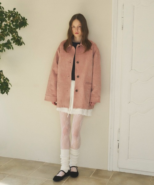 GIUNON（ジウノン）の「hem lace cotton skirt / ヘムレースコットンスカート（スカート・レディース・ホワイト/ブラック・FREE）」の22枚目の写真