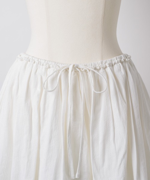 GIUNON ヘムレースコットンスカート hem lace cotton skirt / ヘムレースコットンスカート（スカート