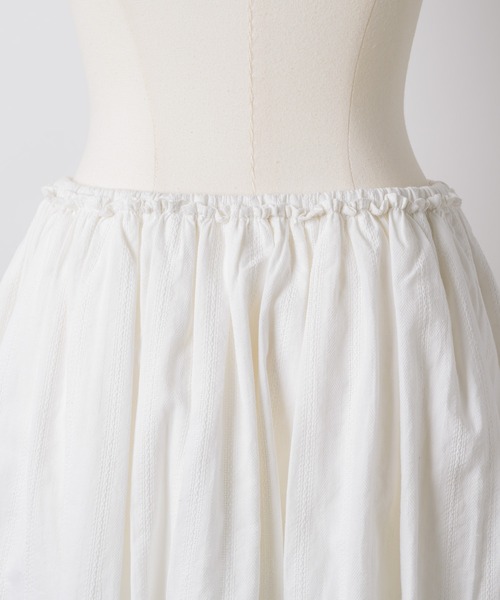 hem lace cotton skirt / ヘムレースコットンスカート（スカート