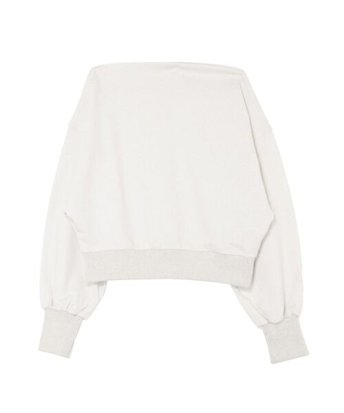 LAGUNAMOON（ラグナムーン）の「オフショルラメスウェットプルオーバー（スウェット・レディース・ホワイト/ピンク/グレー・FREE）」の8枚目の写真