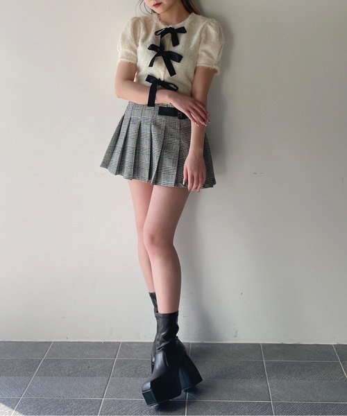 one way(ワンウェイ)の「フェザーリボンカーディガン(カーディガン/ボレロ・レディース・ブラック/グレー/ホワイト・FREE)」の16枚目の写真