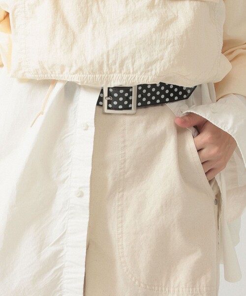 BEAMS BOY(ビームスボーイ)の「【別注】PIKE / DOT BELT(ベルト・レディース・グレー/ダークブラウン/ブラック・ONE SIZE)」の4枚目の写真