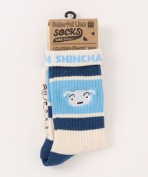 Rendez-Vous（ランデヴー）の「【 クレヨンしんちゃん 】 カラフルラインソックス 25S1（ソックス/靴下・メンズ）」