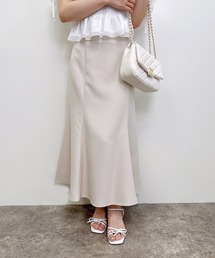 【WEB限定】バックレースアップマーメイドスカート