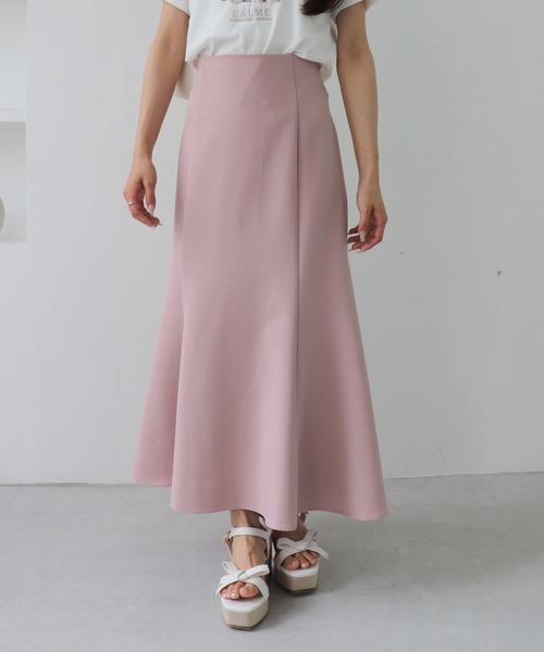 INGNI（イング）の「【WEB限定】バックレースアップマーメイドスカート（スカート・レディース・チャコールグレー/ブラック系その他3/ブラック/サックスブルー/ライトベージュ/ピンク/ボルドー/ブラウン/ブラウン系その他2/その他11/ホワイト系その他/ブラウン系4/イエロー系・M/L）」の11枚目の写真