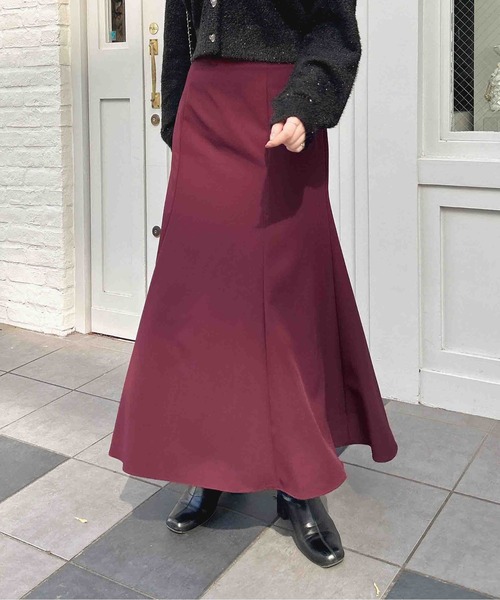 INGNI（イング）の「【WEB限定】バックレースアップマーメイドスカート（スカート・レディース・チャコールグレー/ブラック系その他3/ブラック/サックスブルー/ライトベージュ/ピンク/ボルドー/ブラウン/ブラウン系その他2/その他11/ホワイト系その他/ブラウン系4/イエロー系・M/L）」の17枚目の写真