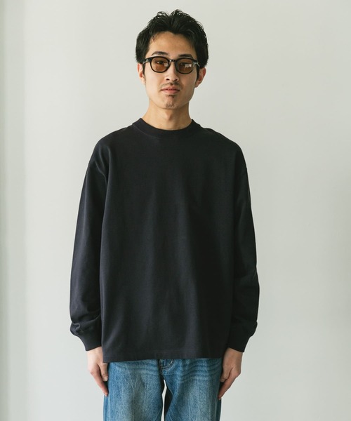 URBAN RESEARCH DOORS（アーバンリサーチドアーズ）の「10.5オンス ヘビーウェイトロングスリーブTシャツ（Tシャツ/カットソー・メンズ・ブラック/グレー系その他/ホワイト・MEDIUM/LARGE）」の5枚目の写真