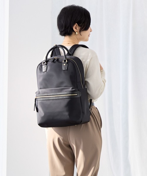 ace.(エース)の「ビジネスリュック ラポルテム B4サイズ収納 15.6inchPC収納 68522(ビジネスバッグ・レディース・ブラック/ベージュ/グレー・FREE)」の15枚目の写真