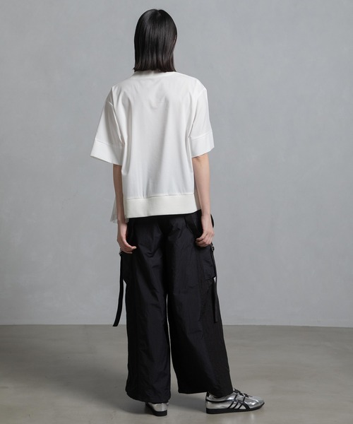 MARECHAL TERRE(マルシャルテル)の「リブチュールトップス(Tシャツ/カットソー・レディース・ブルー系その他/カーキ/ブラック/アイボリー・MEDIUM)」の17枚目の写真