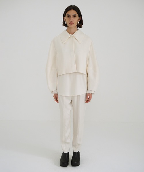 セール】COCOON SLEEVE SHORT JACKET（その他アウター）｜CLANE