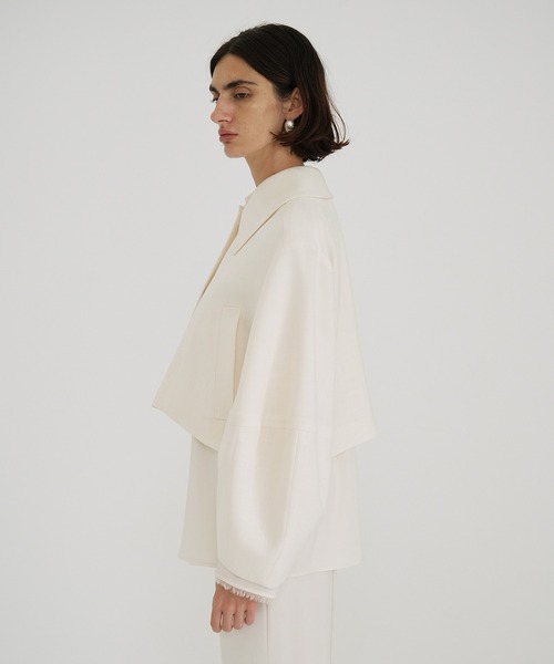 新品未使用CLANE COCOON SLEEVE SHORT JACKET セール】COCOON SLEEVE SHORT JACKET（その他アウター）｜CLANE