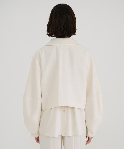 み*K様 【CLANE】COCOON SLEEVE SHORT JACKET ネ セール】COCOON SLEEVE SHORT JACKET（その他アウター）｜CLANE