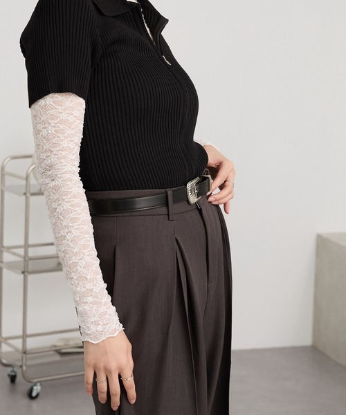 MONO-MART(モノマート)の「アソートデザインベルト スタッズ/ウエスタン(ベルト・レディース・ブラック/ホワイト/ブラウン/ブラック系1・FREE)」の17枚目の写真