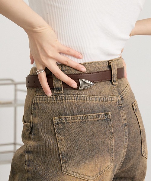 ◆希少◆美品◆oluti◆ウェスタンベルト　コンチョ　スタッズ 楽天市場】☆Justin☆ ローンスター コンチョ付 フラワー