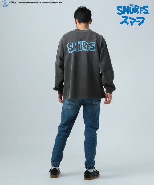 BAYFLOW(ベイフロー)の「【THE SMURFS/スマーフ】プリント長袖Tシャツ(Tシャツ/カットソー・メンズ・ホワイト/ブルー/チャコール・LARGE/MEDIUM)」の11枚目の写真