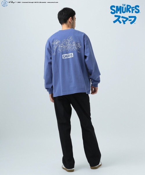 BAYFLOW(ベイフロー)の「【THE SMURFS/スマーフ】プリント長袖Tシャツ(Tシャツ/カットソー・メンズ・ホワイト/ブルー/チャコール・LARGE/MEDIUM)」の14枚目の写真