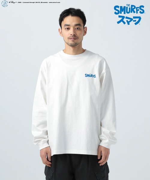 BAYFLOW(ベイフロー)の「【THE SMURFS/スマーフ】プリント長袖Tシャツ(Tシャツ/カットソー・メンズ・ホワイト/ブルー/チャコール・LARGE/MEDIUM)」の16枚目の写真
