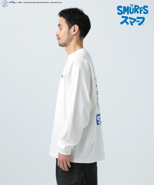 BAYFLOW(ベイフロー)の「【THE SMURFS/スマーフ】プリント長袖Tシャツ(Tシャツ/カットソー・メンズ・ホワイト/ブルー/チャコール・LARGE/MEDIUM)」の17枚目の写真