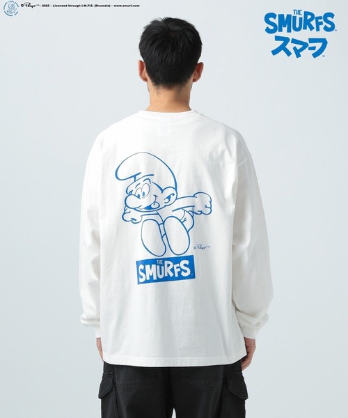 BAYFLOW(ベイフロー)の「【THE SMURFS/スマーフ】プリント長袖Tシャツ(Tシャツ/カットソー・メンズ・ホワイト/ブルー/チャコール・LARGE/MEDIUM)」の18枚目の写真